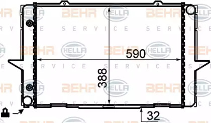 Теплообменник BEHR HELLA SERVICE 8MK 376 706-741