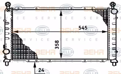 Теплообменник BEHR HELLA SERVICE 8MK 376 708-441