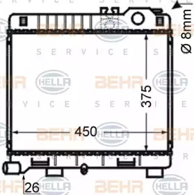 Теплообменник BEHR HELLA SERVICE 8MK 376 710-181