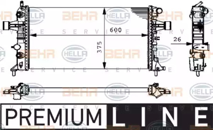 Теплообменник BEHR HELLA SERVICE 8MK 376 710-321