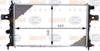 Теплообменник BEHR HELLA SERVICE 8MK 376 710-334