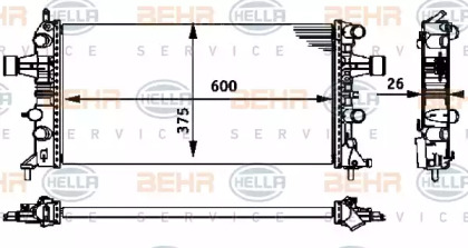 Теплообменник BEHR HELLA SERVICE 8MK 376 710-664