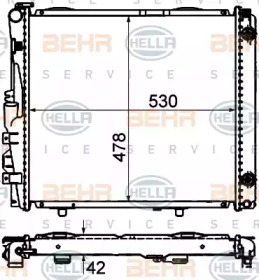 Теплообменник BEHR HELLA SERVICE 8MK 376 712-424