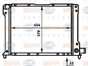 Теплообменник BEHR HELLA SERVICE 8MK 376 713-661