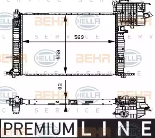 Теплообменник BEHR HELLA SERVICE 8MK 376 714-311