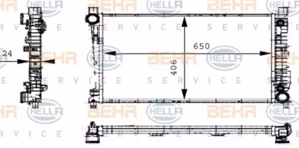 Теплообменник BEHR HELLA SERVICE 8MK 376 714-334