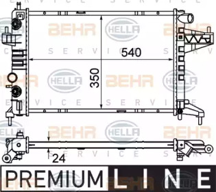 Теплообменник BEHR HELLA SERVICE 8MK 376 714-371