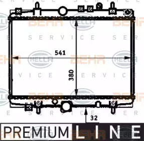 Теплообменник BEHR HELLA SERVICE 8MK 376 714-401