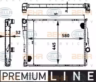 Теплообменник BEHR HELLA SERVICE 8MK 376 716-261