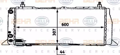 Теплообменник BEHR HELLA SERVICE 8MK 376 716-641