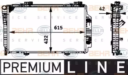 Теплообменник BEHR HELLA SERVICE 8MK 376 717-261