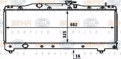 Теплообменник BEHR HELLA SERVICE 8MK 376 718-351