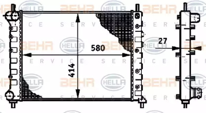 Теплообменник BEHR HELLA SERVICE 8MK 376 719-251