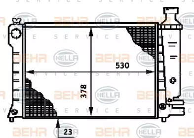 Теплообменник BEHR HELLA SERVICE 8MK 376 719-411