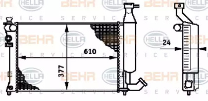 Теплообменник BEHR HELLA SERVICE 8MK 376 719-501