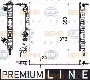 Теплообменник BEHR HELLA SERVICE 8MK 376 720-021