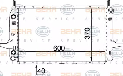 Теплообменник BEHR HELLA SERVICE 8MK 376 720-621