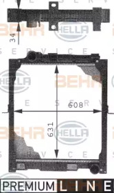 Теплообменник BEHR HELLA SERVICE 8MK 376 721-281