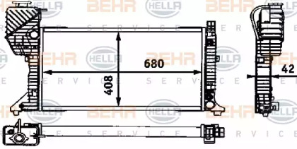 Теплообменник BEHR HELLA SERVICE 8MK 376 721-444