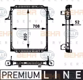 Теплообменник BEHR HELLA SERVICE 8MK 376 721-771