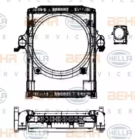 модуль охлаждения BEHR HELLA SERVICE 8MK 376 722-231