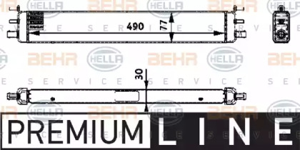 Теплообменник BEHR HELLA SERVICE 8MK 376 722-321