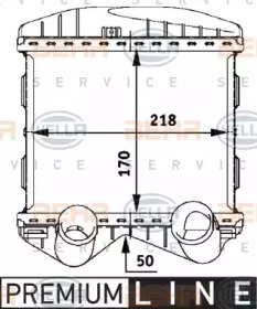 Теплообменник BEHR HELLA SERVICE 8ML 376 723-021