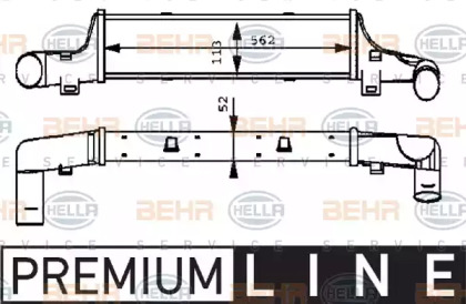 Теплообменник BEHR HELLA SERVICE 8ML 376 723-151