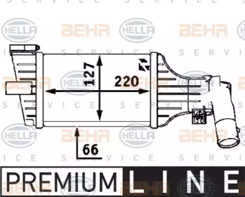 Интеркулер BEHR HELLA SERVICE 8ML 376 723-181