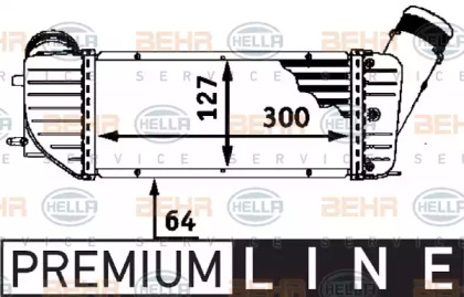 Теплообменник BEHR HELLA SERVICE 8ML 376 723-371