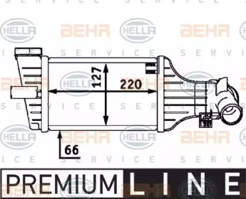 Теплообменник BEHR HELLA SERVICE 8ML 376 723-411