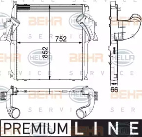 Интеркулер BEHR HELLA SERVICE 8ML 376 724-061