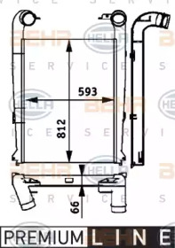 Теплообменник BEHR HELLA SERVICE 8ML 376 724-241