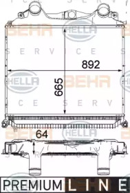 Теплообменник BEHR HELLA SERVICE 8ML 376 724-361