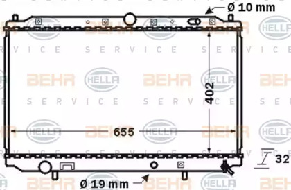 Теплообменник BEHR HELLA SERVICE 8MK 376 724-751