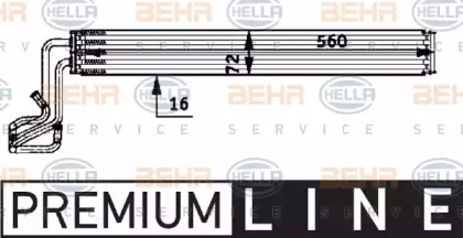 Теплообменник BEHR HELLA SERVICE 8MO 376 726-311