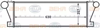 Теплообменник BEHR HELLA SERVICE 8ML 376 727-531