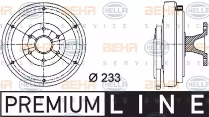 Сцепление, вентилятор радиатора BEHR HELLA SERVICE 8MV 376 730-011