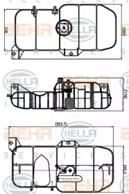 Резервуар BEHR HELLA SERVICE 8MA 376 731-001