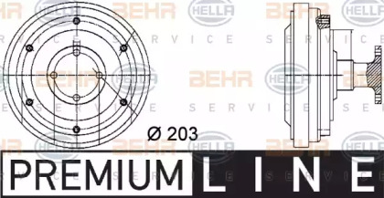 Сцепление BEHR HELLA SERVICE 8MV 376 731-361