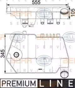 Резервуар BEHR HELLA SERVICE 8MA 376 731-621