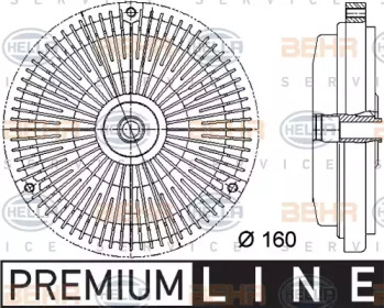 Сцепление BEHR HELLA SERVICE 8MV 376 732-001