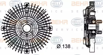 Сцепление BEHR HELLA SERVICE 8MV 376 732-201