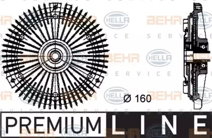 Сцепление BEHR HELLA SERVICE 8MV 376 732-301