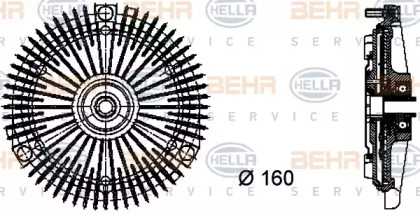 Сцепление BEHR HELLA SERVICE 8MV 376 732-331