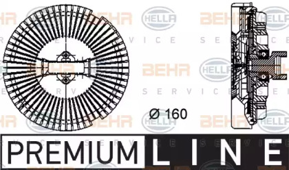 Сцепление BEHR HELLA SERVICE 8MV 376 733-021