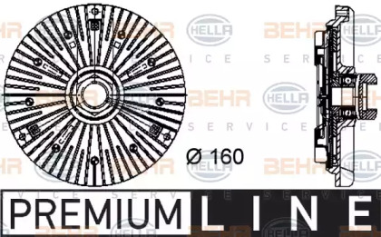 Сцепление BEHR HELLA SERVICE 8MV 376 733-031