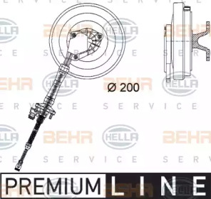 Сцепление BEHR HELLA SERVICE 8MV 376 734-221