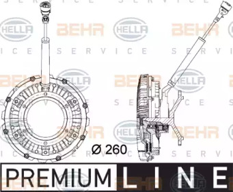 Сцепление BEHR HELLA SERVICE 8MV 376 734-371