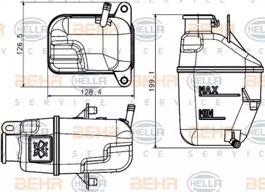 Резервуар BEHR HELLA SERVICE 8MA 376 737-231